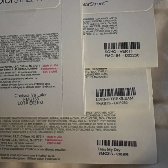 4 pack bundle color street nails- NEW - Picture 3 of 3